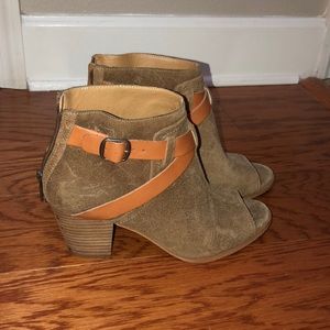 Lucky Brand Peep Toe Bootie